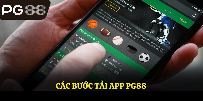 Các bước tải app PG88